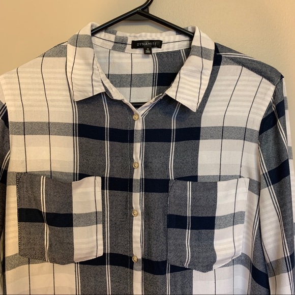PLAID BUTTON UP SHIRT - Picture 5 of 8